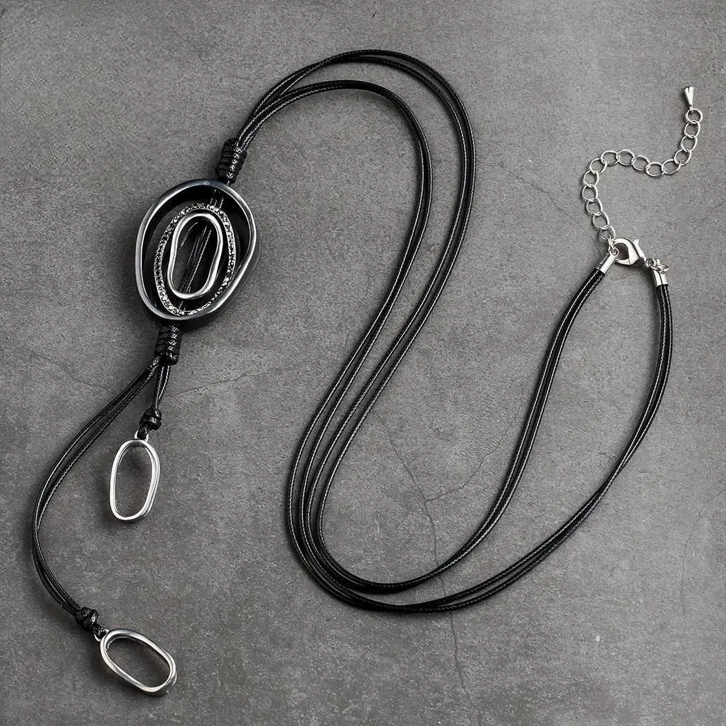 Vintage Statement Necklaces Handmade Suspension Long Chains Christmas Gifts Goth Pendants