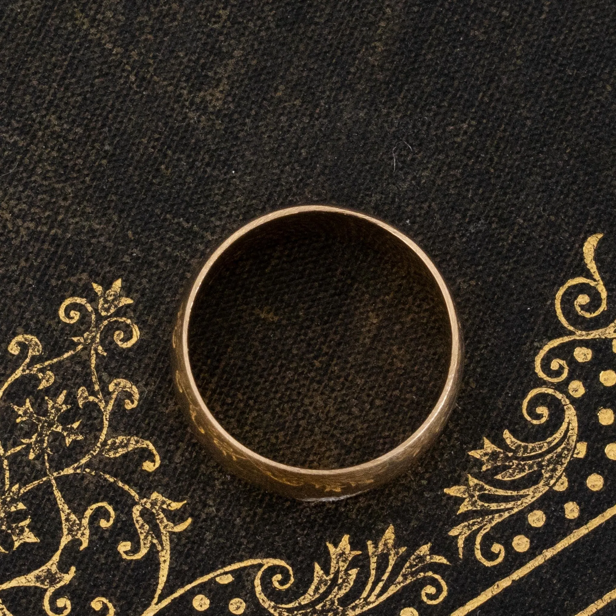 Vintage Wide Wedding Band, 8.4mm