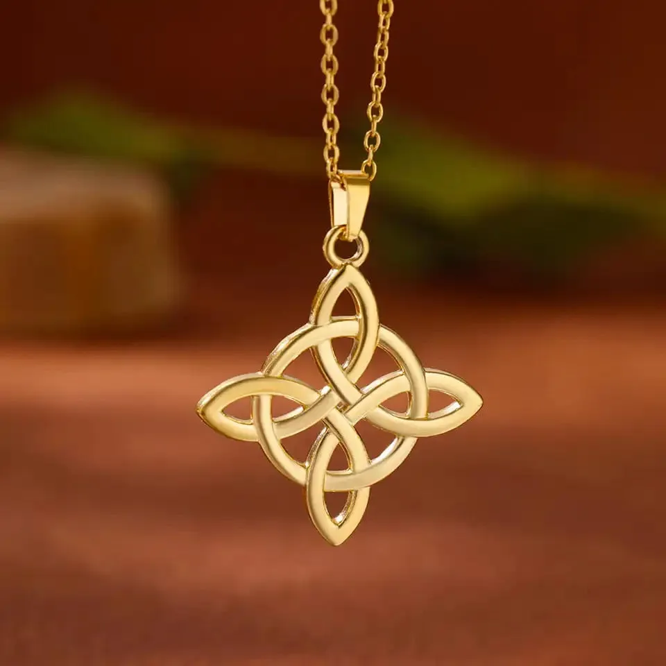 Vintage Witch Knot Necklace