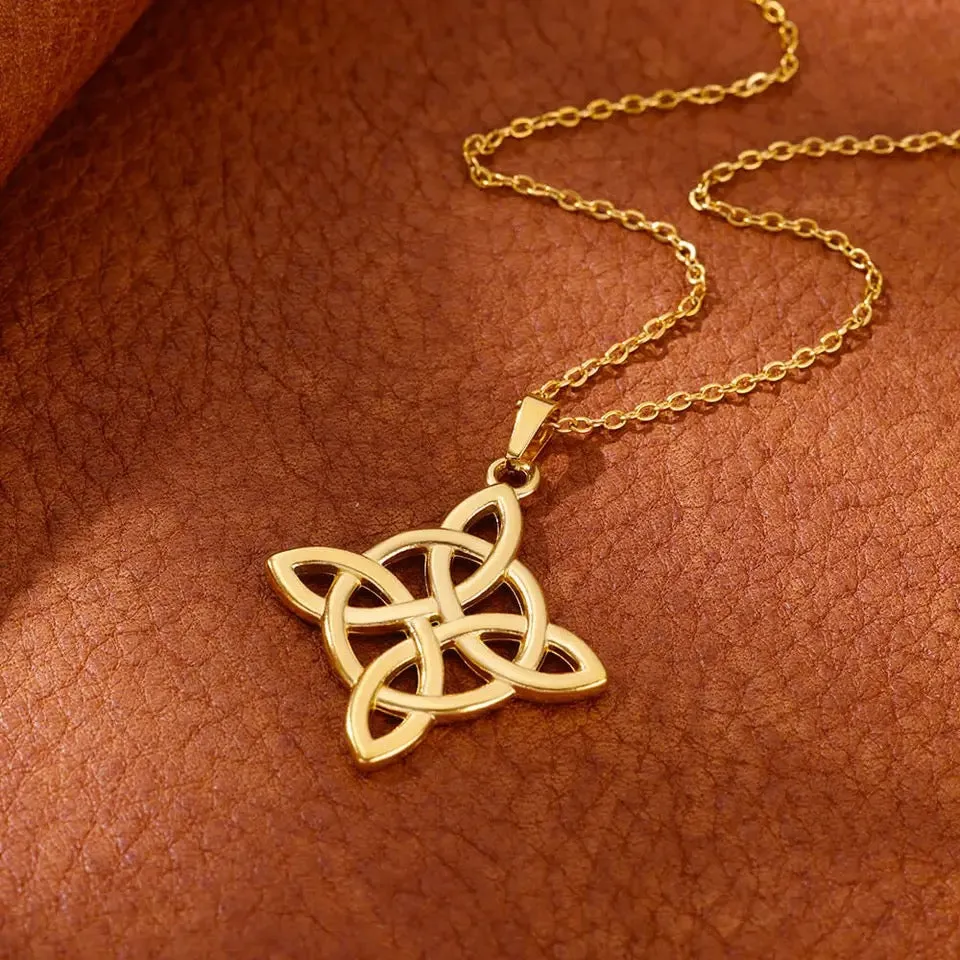 Vintage Witch Knot Necklace