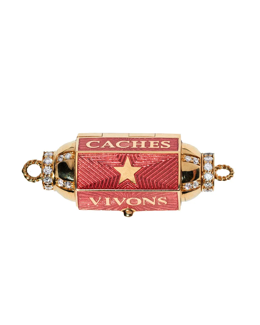 Vivons Heureux Box Locket Necklace
