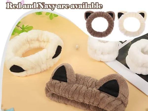 Wash Bands for Makeup and Yoga Sports Shower Face Spa Headband Elastic Headband for Girls and Women