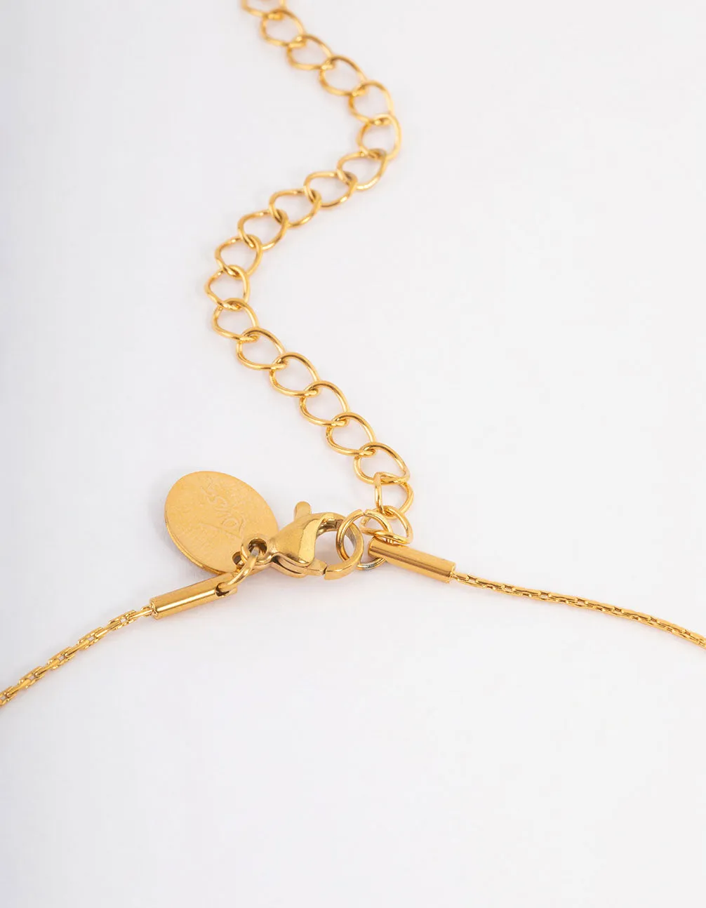 Waterproof Gold Plated Stainless Steel Butterfly Pendant Necklace
