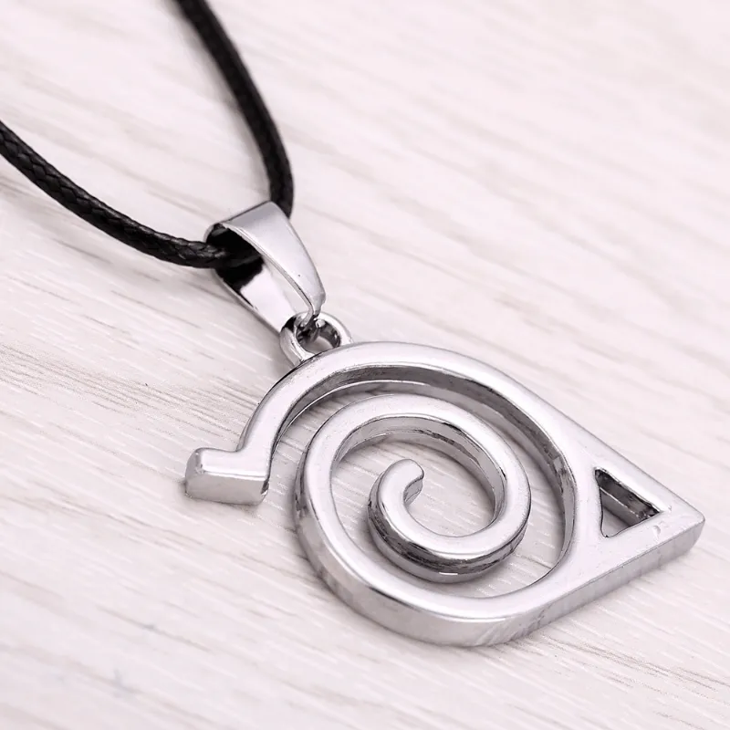 Wooden Leaf Pendant Cross border Alloy Wax Rope Necklace