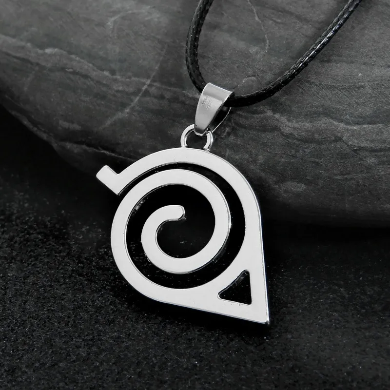 Wooden Leaf Pendant Cross border Alloy Wax Rope Necklace