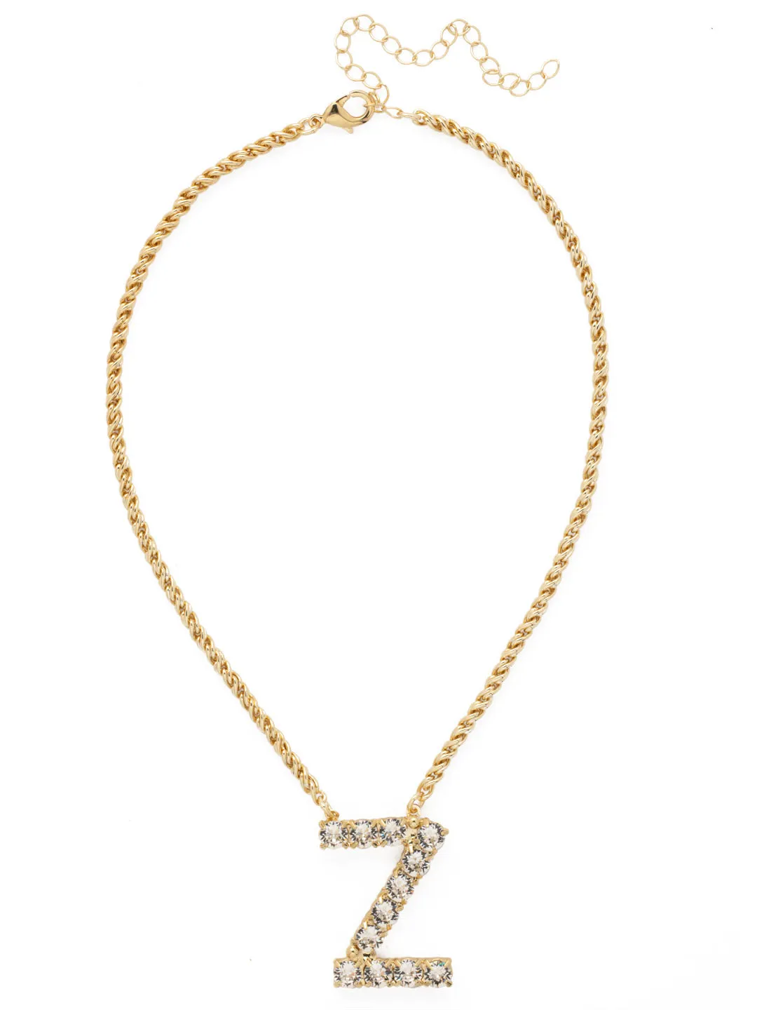 Z Initial Rope Pendant Necklace - NFK45BGCRY