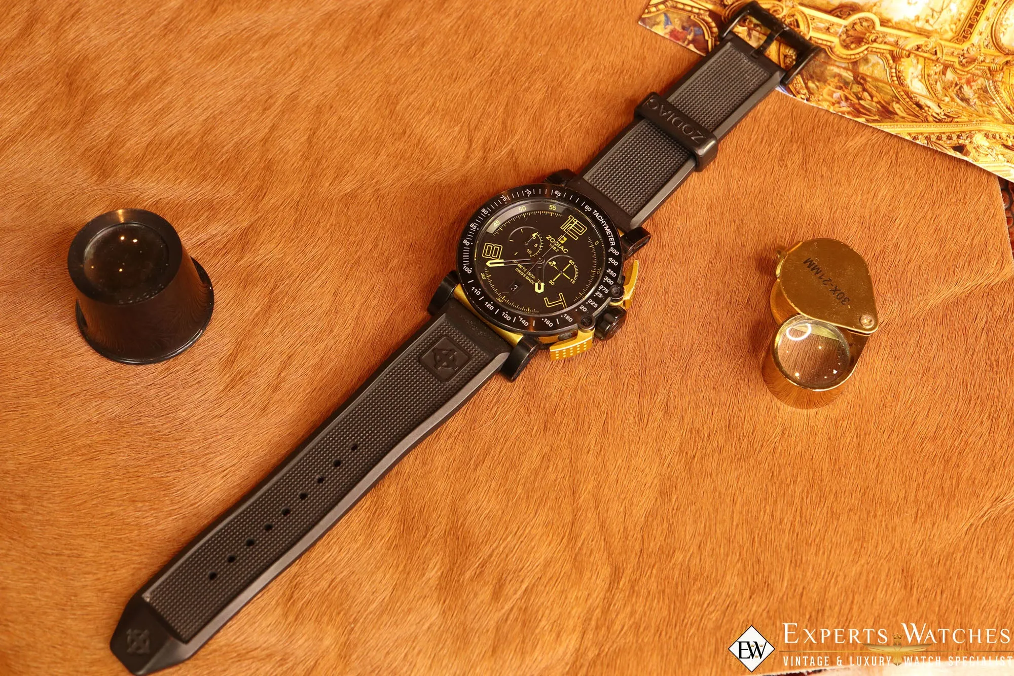 Zodiac ZMX-02 Swiss Diver Racer Watch ZO8555 Chronograph Limited Edition